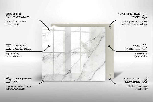 Tocător din sticlă Textura eleganta de marmura