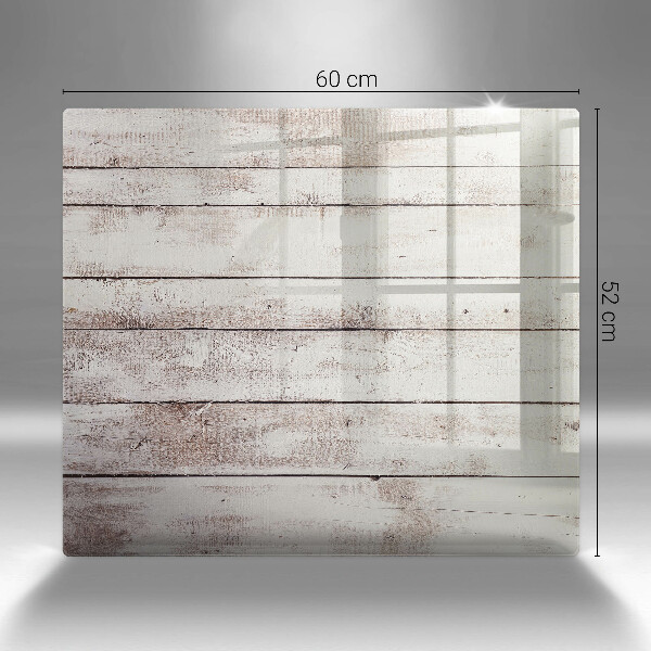 Tocător din sticlă Scânduri vechi de lemn