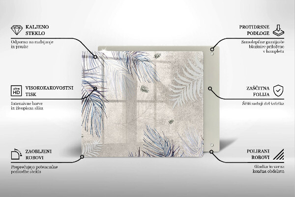 Tocător de bucătărie Frunze subtile