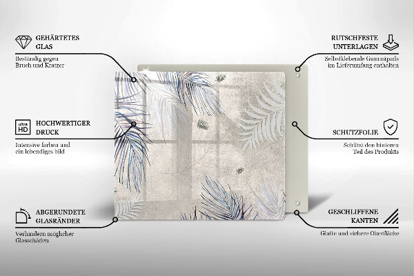 Tocător de bucătărie Frunze subtile