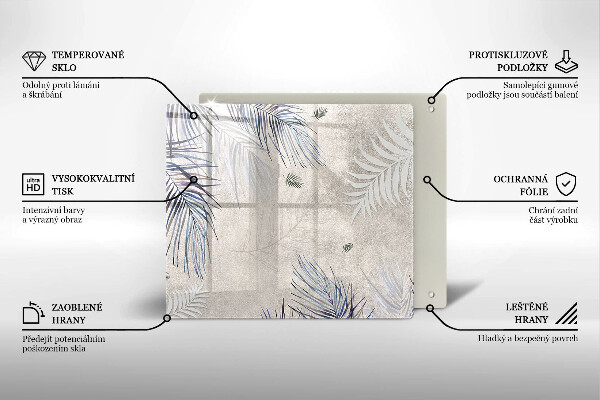 Tocător de bucătărie Frunze subtile