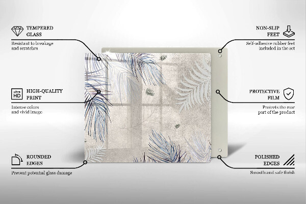 Tocător de bucătărie Frunze subtile