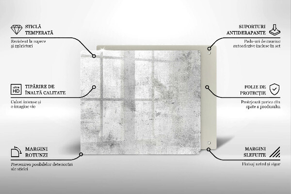 Tocător de bucătărie Textura de beton