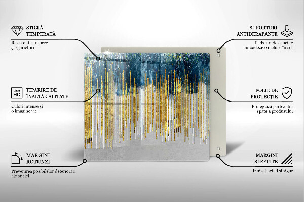 Tocător de bucătărie Abstracția designerului