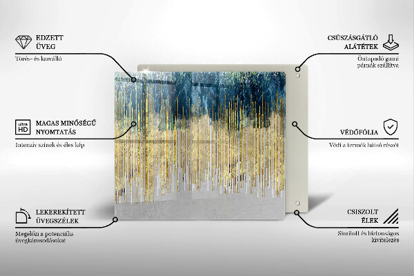 Tocător de bucătărie Abstracția designerului