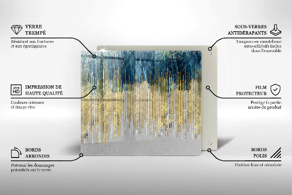Tocător de bucătărie Abstracția designerului