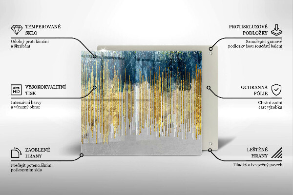 Tocător de bucătărie Abstracția designerului