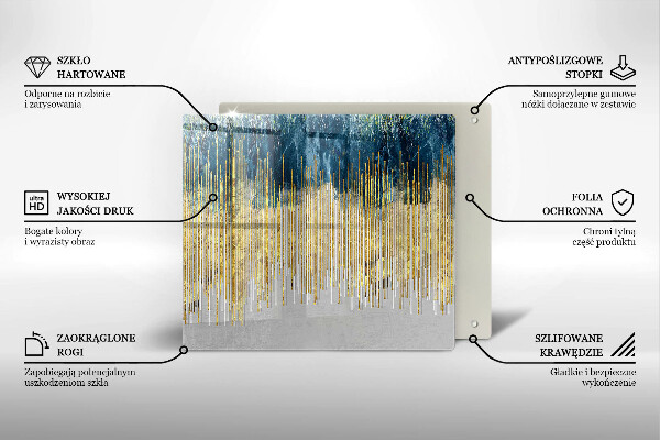 Tocător de bucătărie Abstracția designerului
