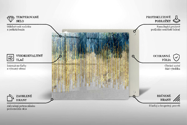 Tocător de bucătărie Abstracția designerului