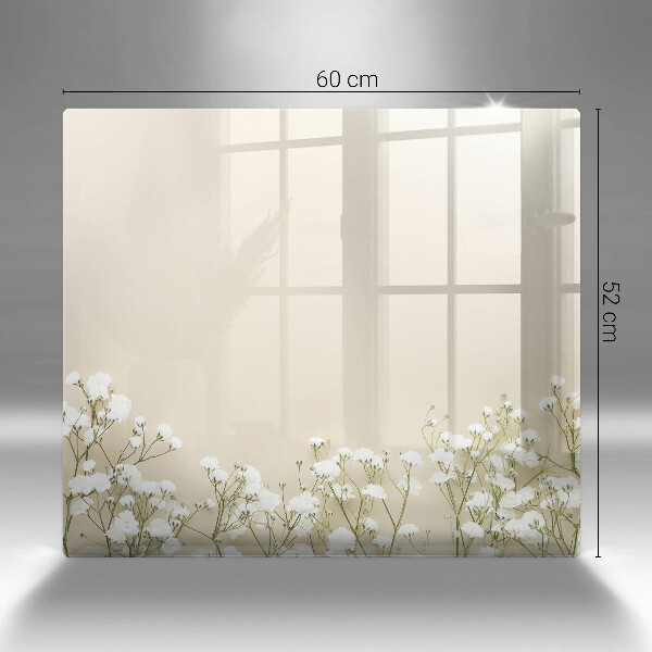 Tocător de bucătărie Flori boho din ipsos