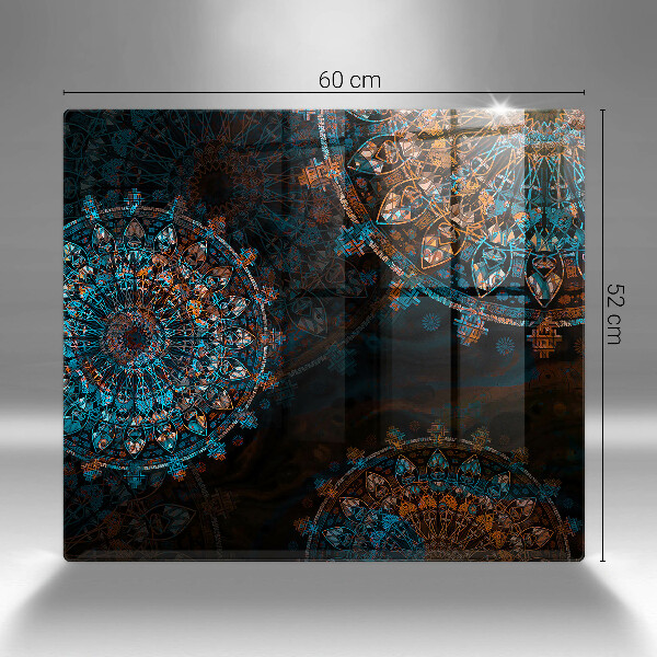 Tocător din sticlă Roți Boho vintage