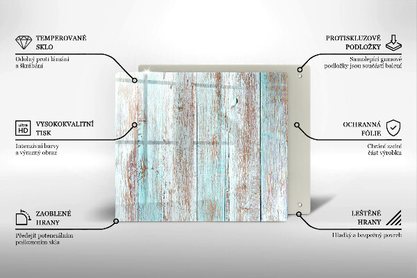 Tocător din sticlă Placi vechi de epocă