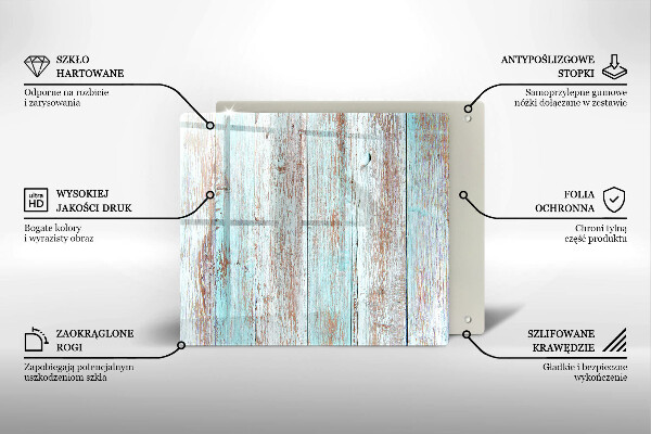 Tocător din sticlă Placi vechi de epocă