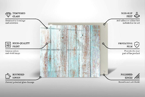 Tocător din sticlă Placi vechi de epocă