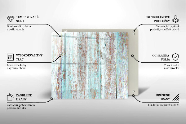 Tocător din sticlă Placi vechi de epocă