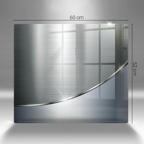 Tocător din sticlă Model de abstractizare din metal