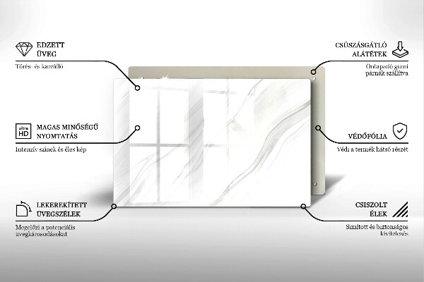 Tocător de bucătărie Marmură delicată