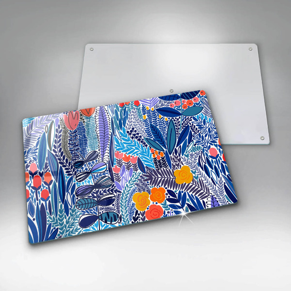 Tocător sticlă Lunca pictata