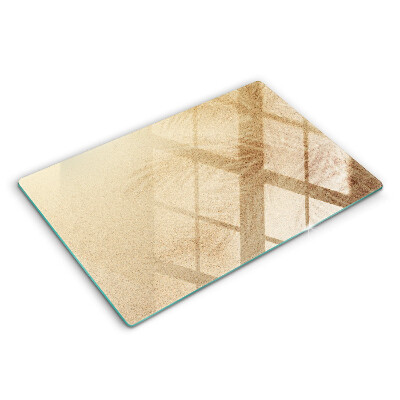 Tocător sticlă Vacanță pe plajă cu nisip