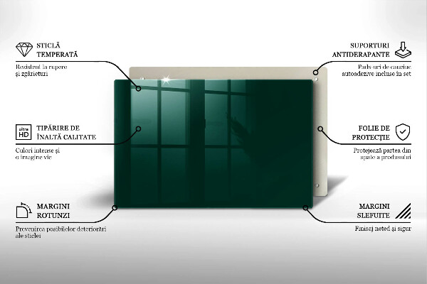 Tocător sticlă Culoarea verde