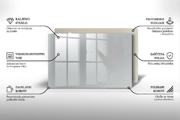 Tocător sticlă Culoare gri