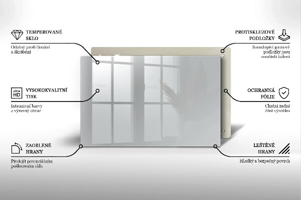 Tocător sticlă Culoare gri