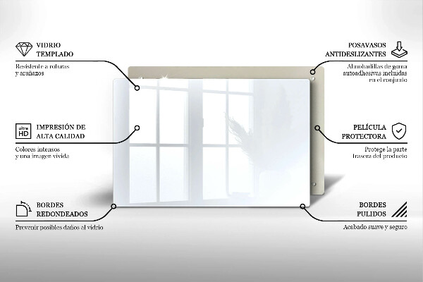 Tocător de bucătărie culoare alba
