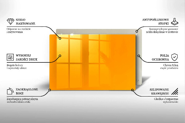 Tocător de bucătărie Culoare galben închis