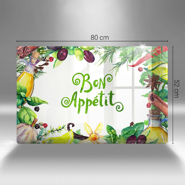 Tocător de bucătărie Inscripție Bon appetit
