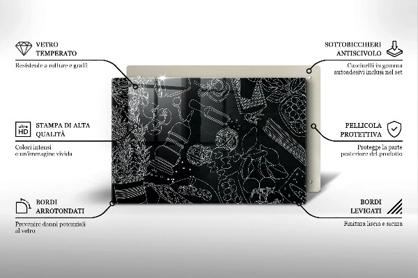 Tocător de bucătărie Accesorii pentru bucatarie