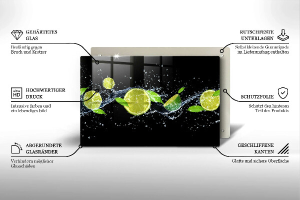 Tocător de bucătărie Apă de mentă de var