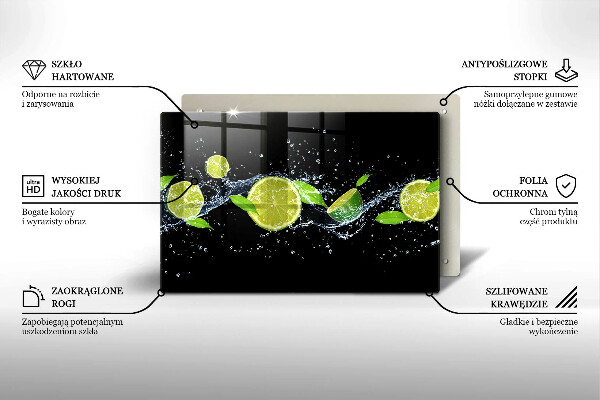 Tocător de bucătărie Apă de mentă de var