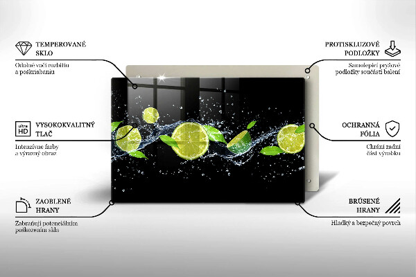 Tocător de bucătărie Apă de mentă de var