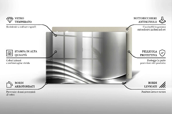 Tocător sticlă Structura metalica