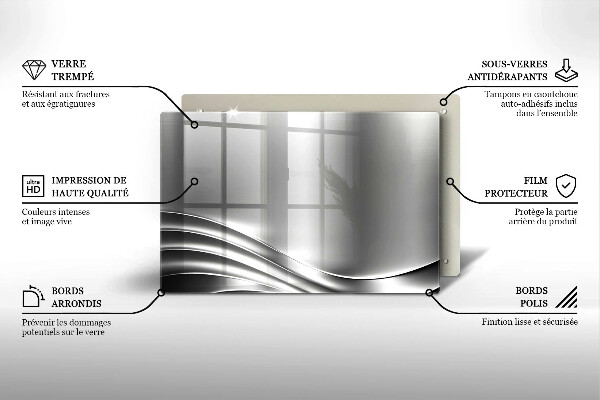 Tocător sticlă Structura metalica