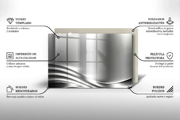 Tocător sticlă Structura metalica