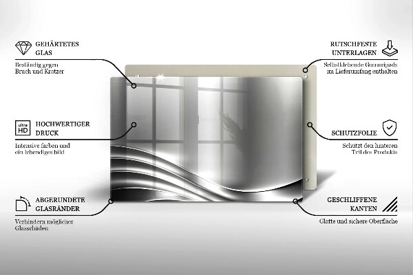 Tocător sticlă Structura metalica