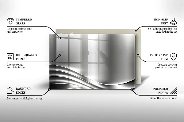 Tocător sticlă Structura metalica
