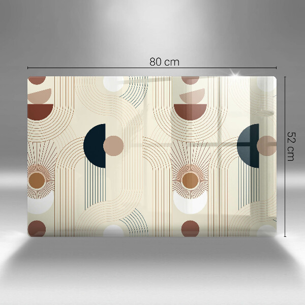 Tocător de bucătărie Forme cu geometrie Boho