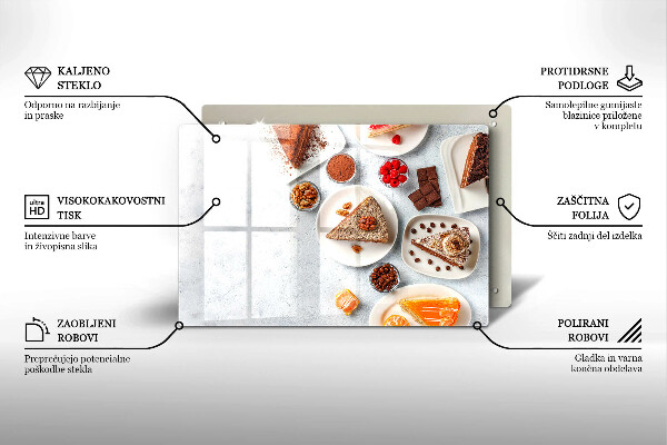 Tocător sticlă Dulceața tortului