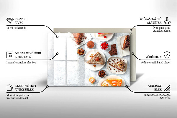 Tocător sticlă Dulceața tortului