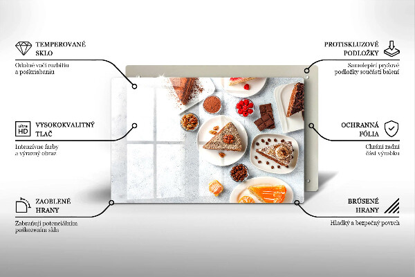 Tocător sticlă Dulceața tortului