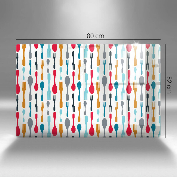 Tocător sticlă Ilustrație cu lingură