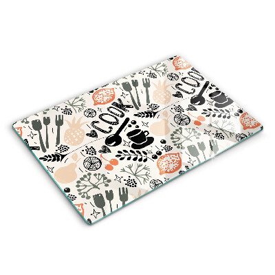 Tocător de bucătărie Motiv de bucătărie din desene animate