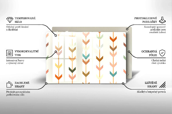 Tocător de bucătărie Elemente geometrice