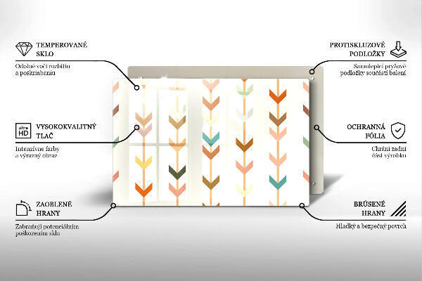 Tocător de bucătărie Elemente geometrice