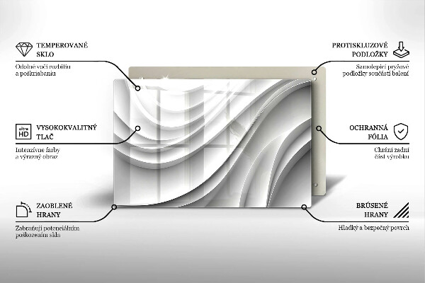 Tocător de bucătărie Linii geometrice