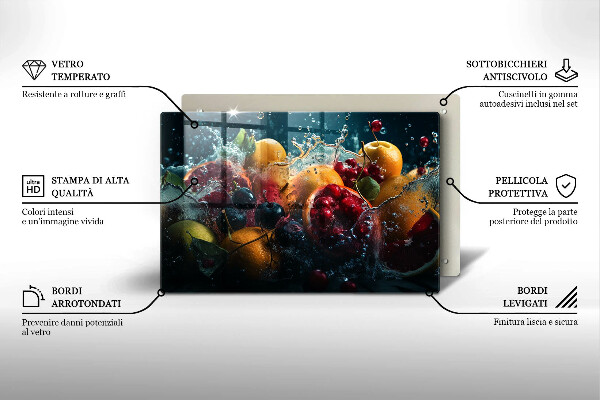 Tocător de bucătărie Fructe în apă