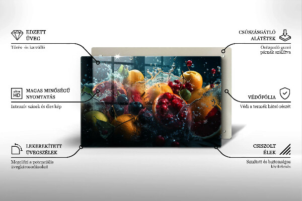 Tocător de bucătărie Fructe în apă