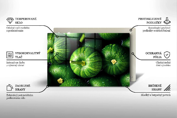 Tocător de bucătărie Dovleci verzi